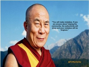 Dalai Lama facebook social media quotes.