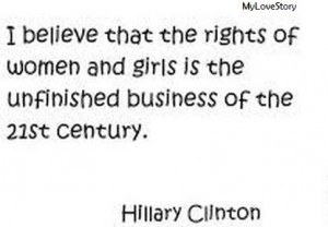 some women are trying to fight for equal rights because equal right is ...