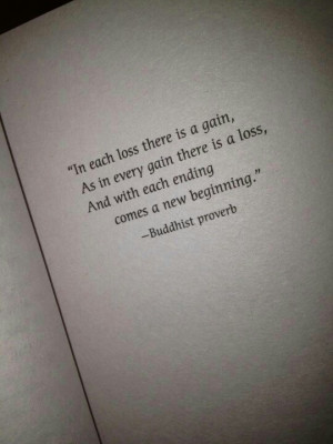 ... is a loss and with each new ending comes a new beginning # lovethis