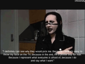 marilyn manson quote bowling for columbine
