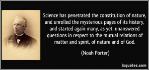Science has penetrated the constitution of nature, and unrolled the ...