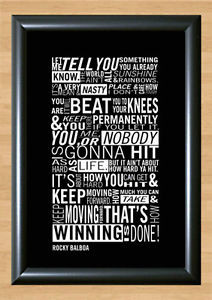 Rocky-Movie-Quote-Retro-Sylvester-Stallone-Decor-Photo-Poster-Picture ...