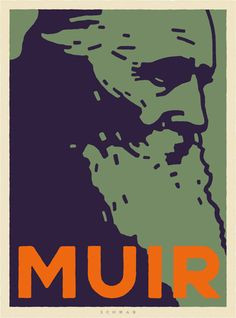 John Muir | Illustration by Michael Schwab | Sierra Magazine More