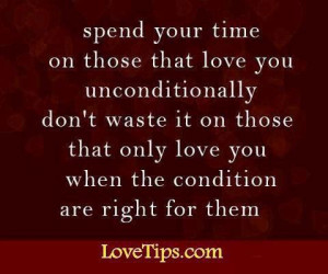 No time for part time lovers, 100% waste