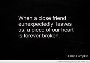 Quotes About Loss of a Friend