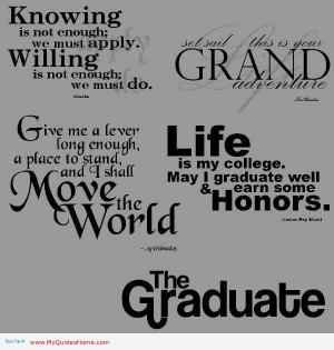 Graduation Quotes