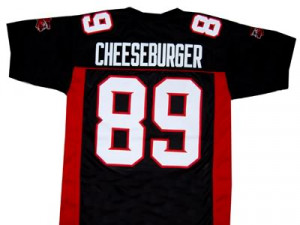 Details about MEAN MACHINE LONGEST YARD CHEESEBURGER EDDY JERSEY NEW ...