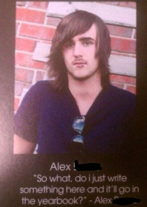 Sarcasm and Too Much Crap!: 19+ Funny Yearbook Quotes- Back in the day ...
