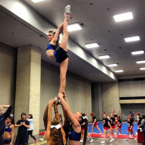 all star cheerleading stunts needles