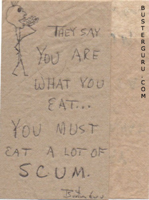 funny thoughts on napkins