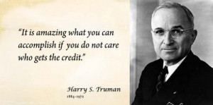 Quote ... Harry S. Truman