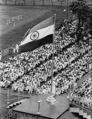 indian flag in 1947 freedom speech india independence day pictures