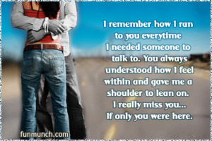 Miss You For Him ecards