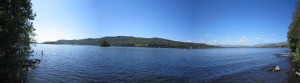 180 Degree Panoramic Photograph of Lake Windmere as at 27/04/2011