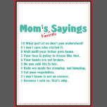 mom s favorite sayings on gifts for her quotes moms love to use such ...