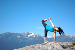 Post Hiking Yoga on Stawamus Chief in Squamish, BC - Ardha Chandra ...