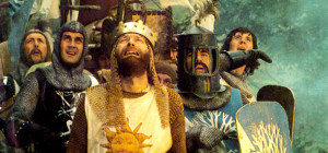 MONTY PYTHON AND THE HOLY GRAIL: Eric Idle, Michael Palin, center from ...
