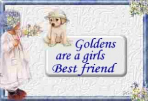 quote goldens are a girls best friend send this graphic to your friend ...