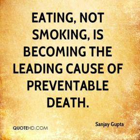 Eating, not smoking, is becoming the leading cause of preventable ...