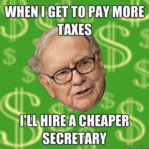 Warren Buffet Facebook meme