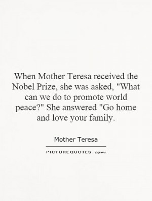 family quotes want to promote world peace family quotes family quotes