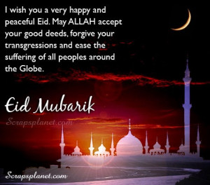 Eid Mubarak Quotes Sayings 2014 in English, Hindi, Urdua and Arabic