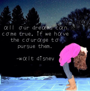 Walt Disney Quote Canvas Print