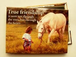 Horse 'True Friendship' Fridge Magnet by Leanin'...