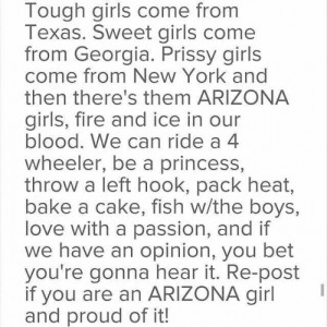 Arizona Girls oh yeah!