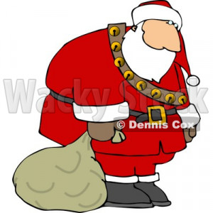 ... sad tired exhausted santa carrying sack christmas presents Pictures