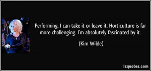 More Kim Wilde Quotes