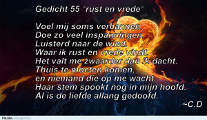 gedicht 55 *rust en vrede*