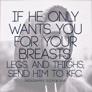Send Him To KFC Drake Quote Graphic