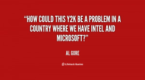How could this Y2K be a problem in a country where we have Intel and ...