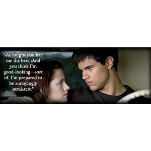 Twilight New Moon Quote Banners with Edward, Jacob & Bella | Twilight ...
