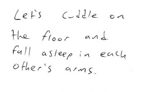 arms, black and white, cuddle, cute, love, sleep, text