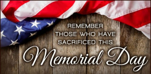 Remember this Memorial Day...