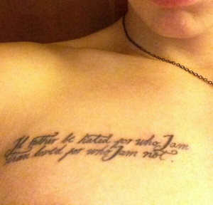 Go Back > Gallery For > Luke Brooks Tattoo Quote