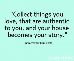 Collect only things you love