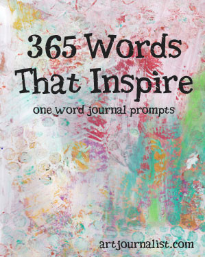 365 One Word Art Journal Prompts