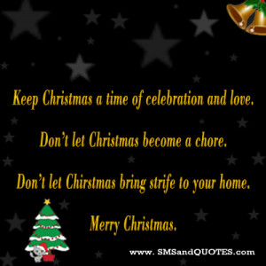 christmas messages keep christmas a time of celebration and love