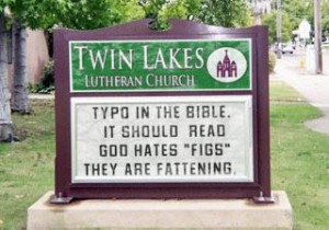 ... of a sign associated with the Westboro Baptist Church of Topeka KS
