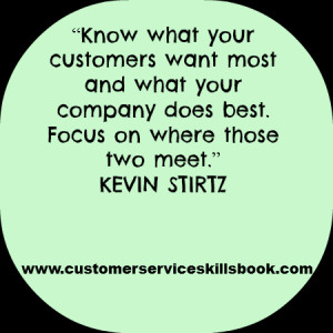 Inspirational Customer Service Quote – Kevin Stirtz