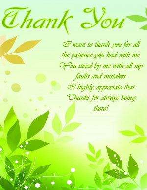 Inspirational Quotes Thank You Message. QuotesGram
