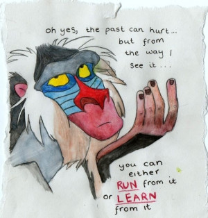 ... Rafiki , the things you learn from Disney movies ! (: Lion King tho