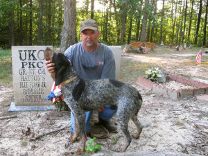 ... the gravestones of Hatton's champion coon hounds at Coon Dog Cemetery