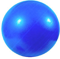 Unusual gifts for men: Exercise ball: Picture of blue exercise ball.