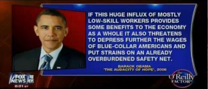 Obama and Audacity of Hope Quote Illegals