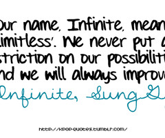 Infinite Quotes Kpop Kpop quotes