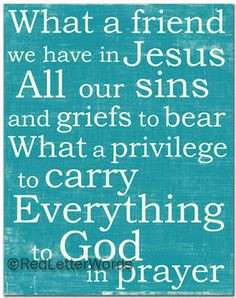 ... Words - Christian Wall Art, Quotes & Paintings - Hymns And Folk Songs